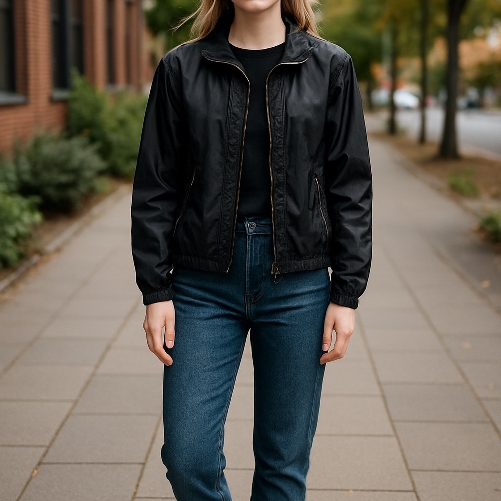 Joe Rocket Women's Black Bomber Jacket